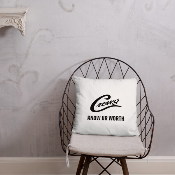 The Crews Brand - Black Logo - Basic Pillow - Image 3