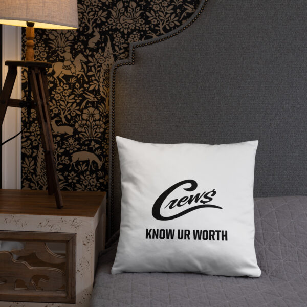 The Crews Brand - Black Logo - Basic Pillow - Image 4