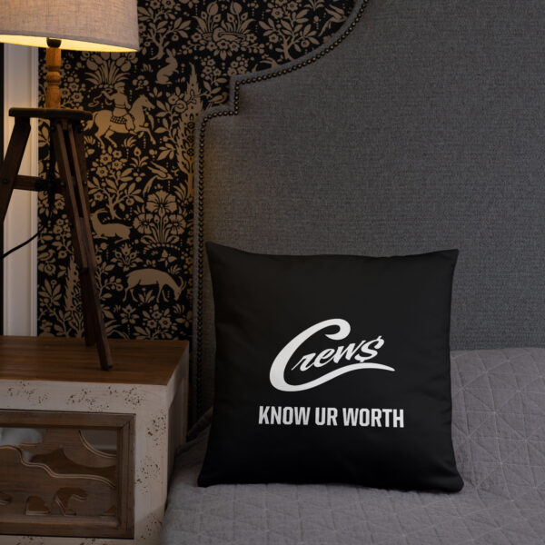 The Crews Brand - White Logo - Basic Pillow - Image 4