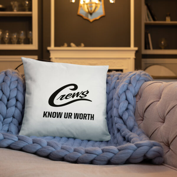 The Crews Brand - Black Logo - Basic Pillow - Image 5