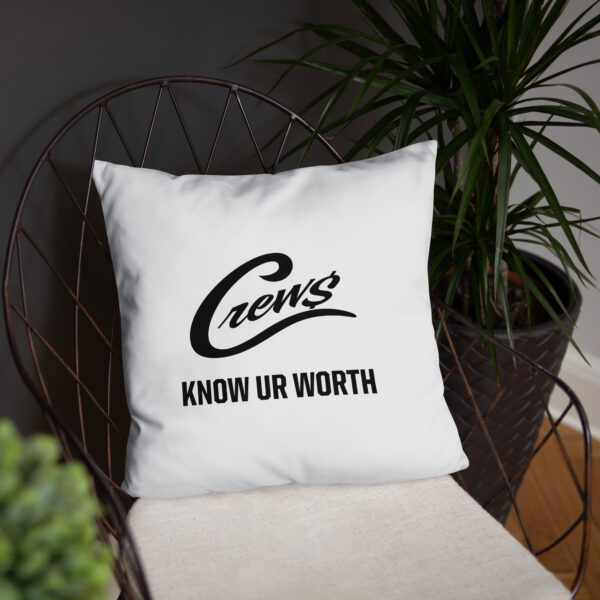 The Crews Brand - Black Logo - Basic Pillow - Image 6