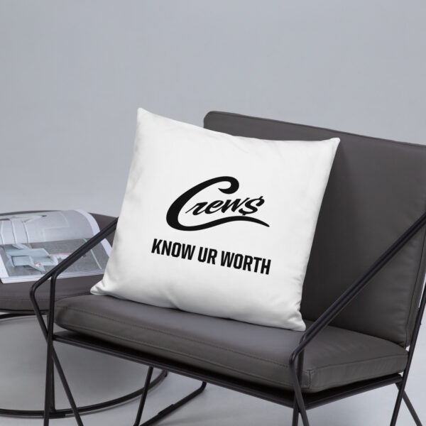 The Crews Brand - Black Logo - Basic Pillow - Image 7