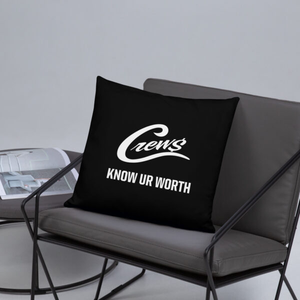 The Crews Brand - White Logo - Basic Pillow - Image 7