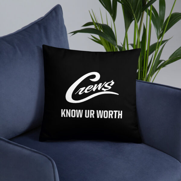 The Crews Brand - White Logo - Basic Pillow - Image 8