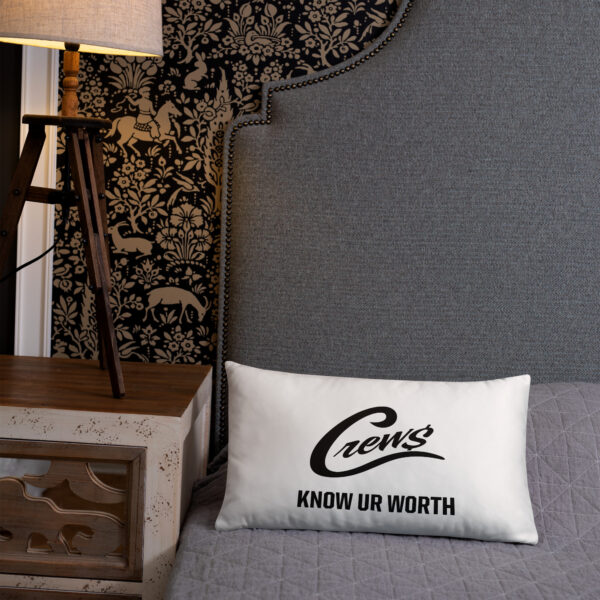 The Crews Brand - Black Logo - Basic Pillow - Image 13