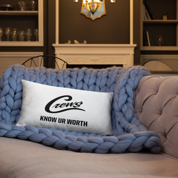 The Crews Brand - Black Logo - Basic Pillow - Image 14