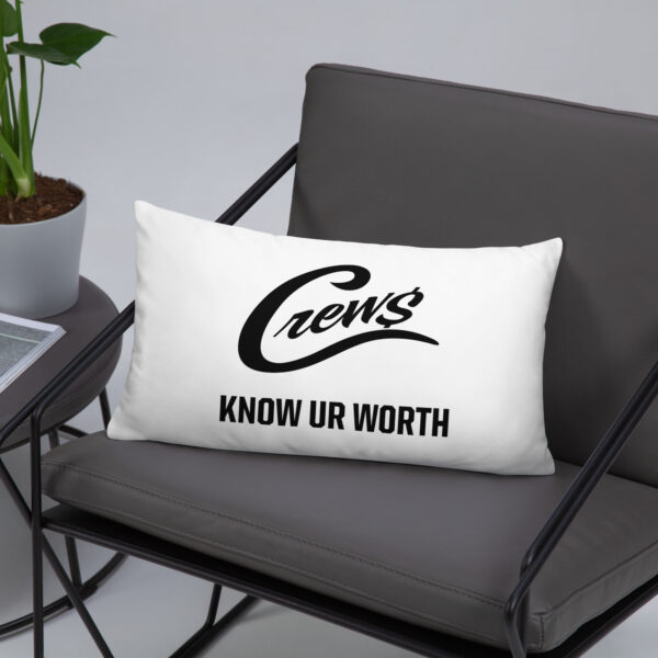 The Crews Brand - Black Logo - Basic Pillow - Image 15