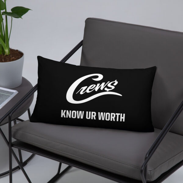 The Crews Brand - White Logo - Basic Pillow - Image 15