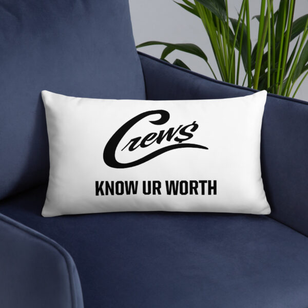 The Crews Brand - Black Logo - Basic Pillow - Image 16