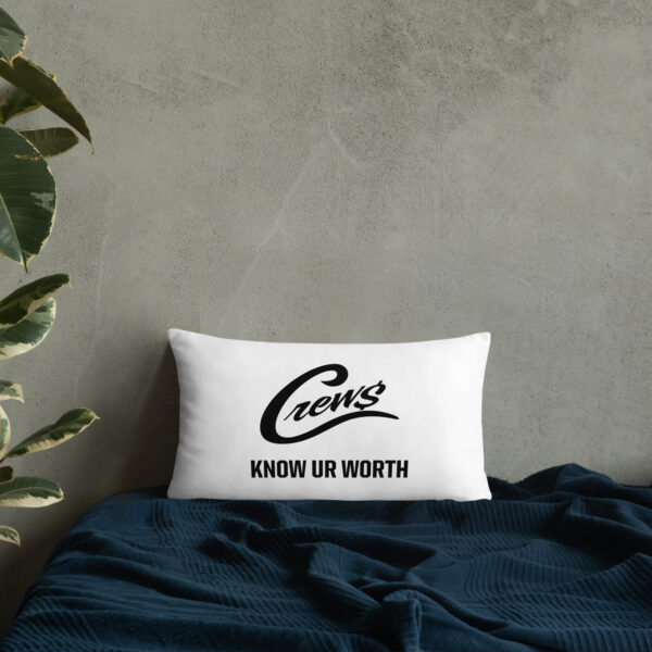 The Crews Brand - Black Logo - Basic Pillow - Image 11