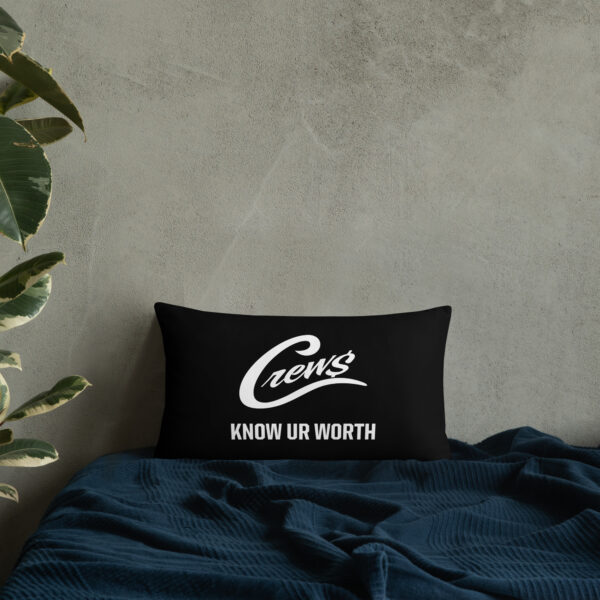 The Crews Brand - White Logo - Basic Pillow - Image 11