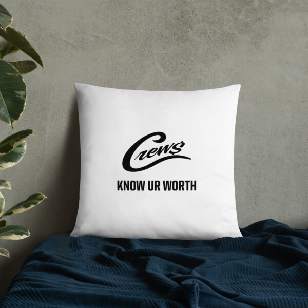 The Crews Brand - Black Logo - Basic Pillow - Image 23