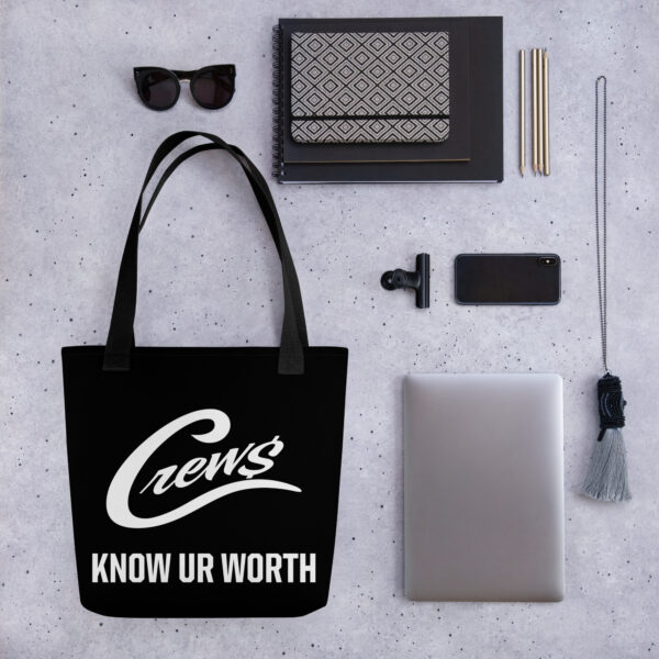 The Crews Brand - White Logo - Tote Bag