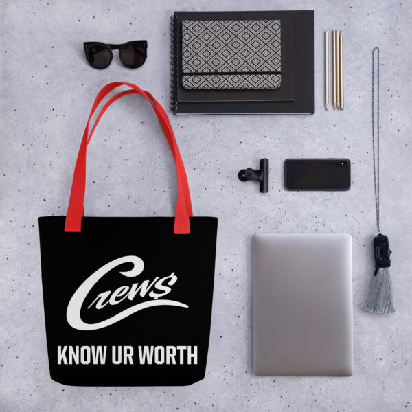 The Crews Brand - White Logo - Tote Bag - Image 2