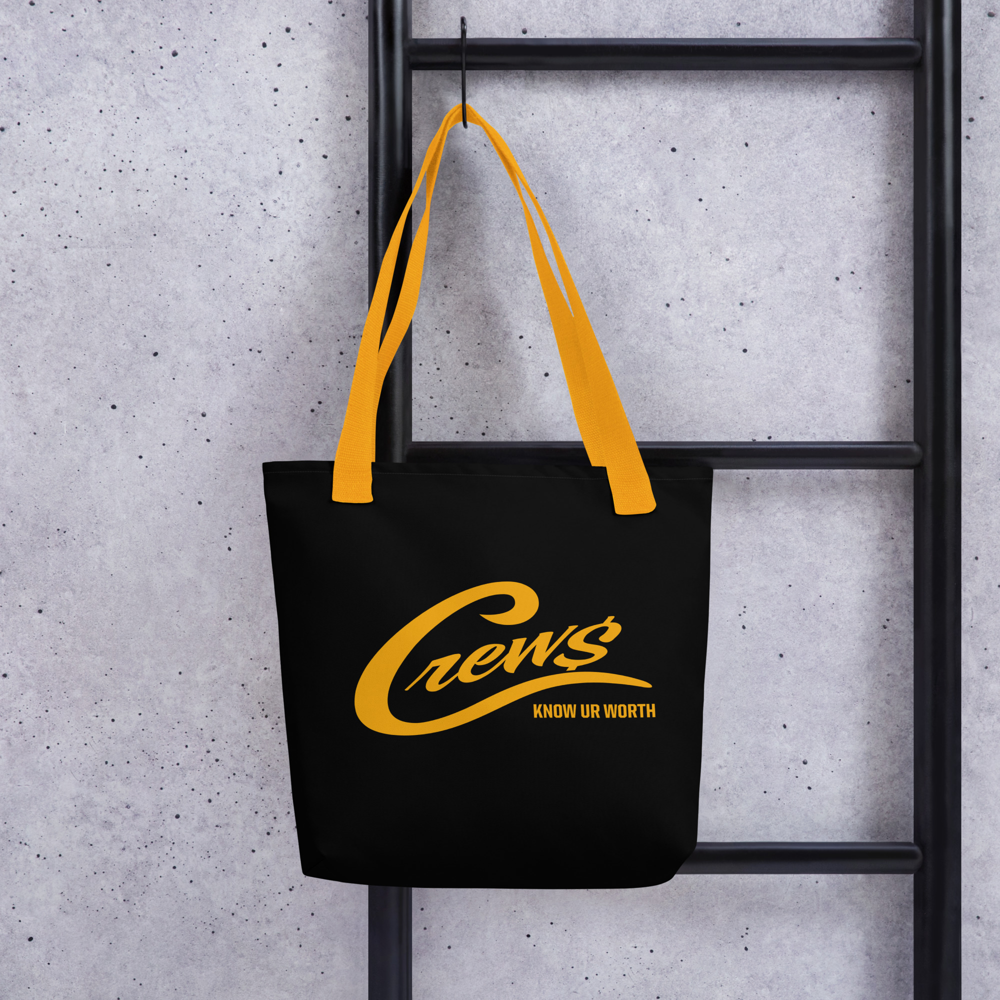 The Crews Brand - Gold Logo - Tote Bag - Image 3