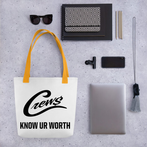 The Crews Brand - Black Logo - Tote Bag - Image 3