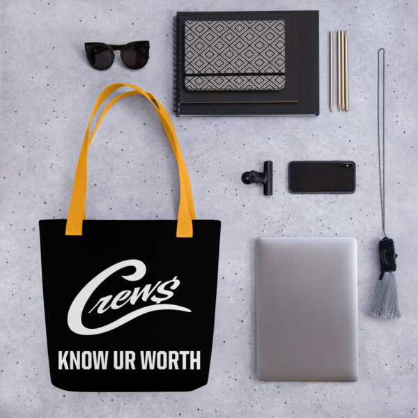 The Crews Brand - White Logo - Tote Bag - Image 3