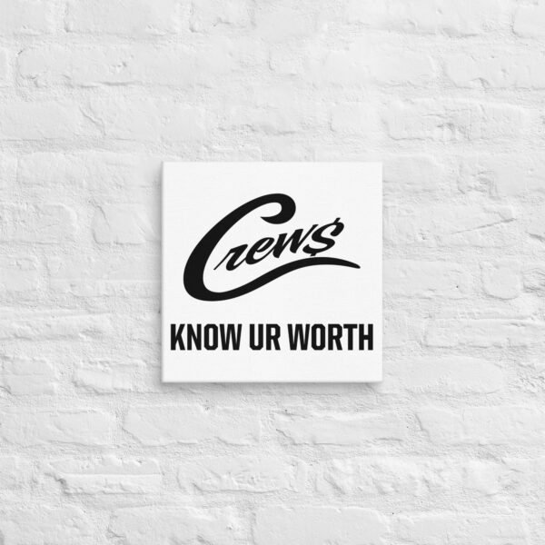 The Crews Brand - Black Logo - Canvas - Image 3