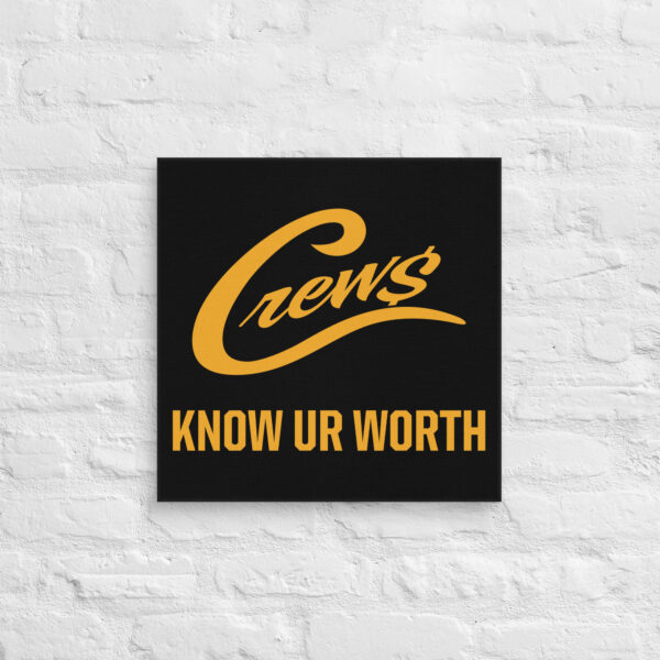 The Crews Brand - Gold Logo - Canvas