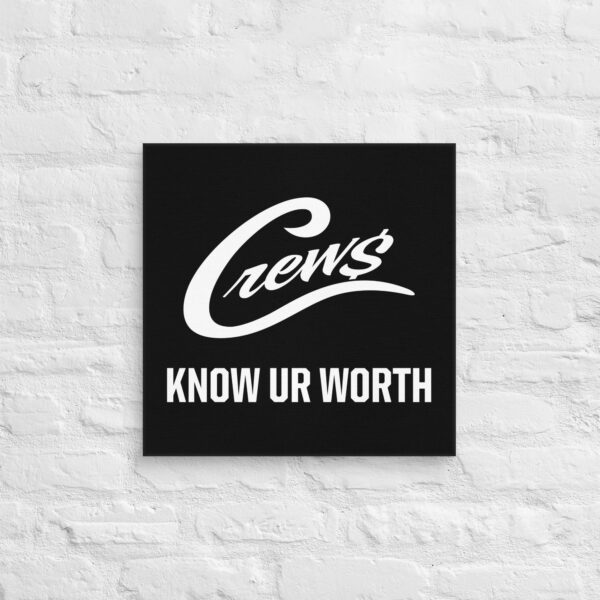 The Crews Brand - White Logo - Canvas