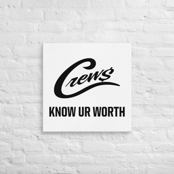 The Crews Brand - Black Logo - Canvas - Image 5