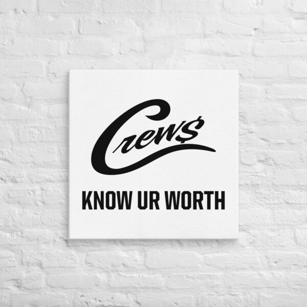 The Crews Brand - Black Logo - Canvas - Image 6