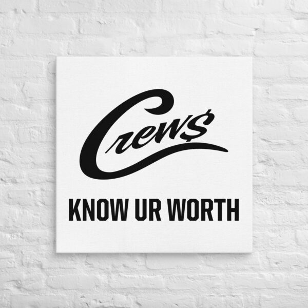 The Crews Brand - Black Logo - Canvas - Image 8