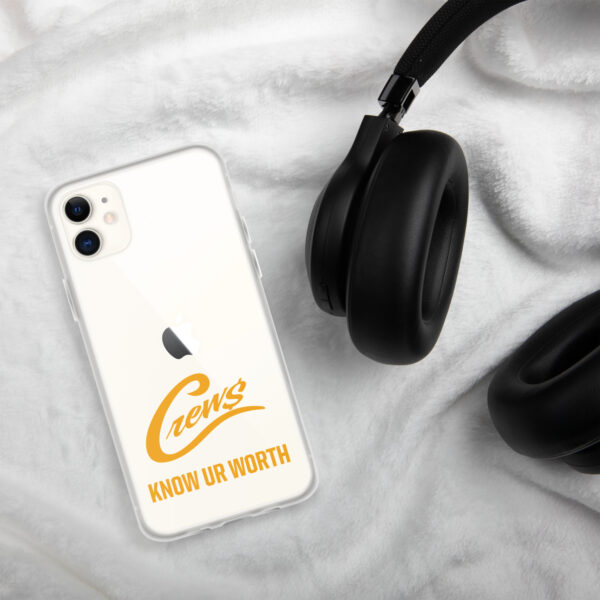 The Crews Brand - Gold Logo - Clear Case for iPhone - Image 9