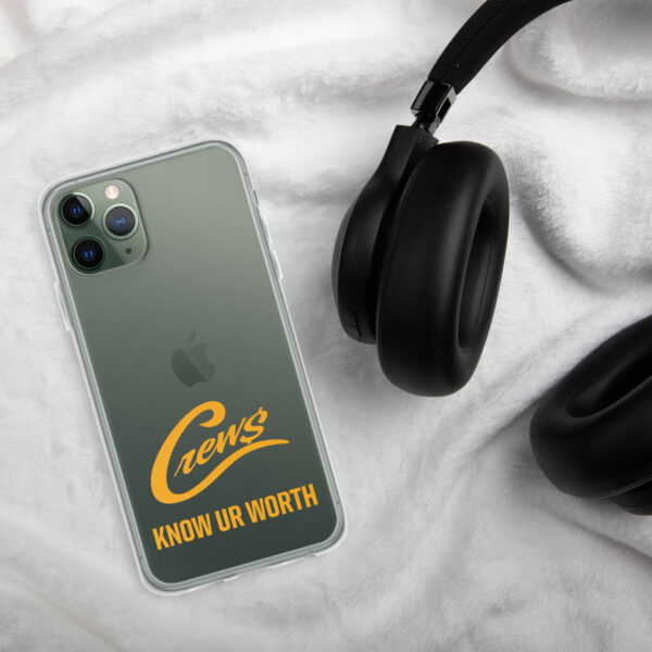 The Crews Brand - Gold Logo - Clear Case for iPhone - Image 6