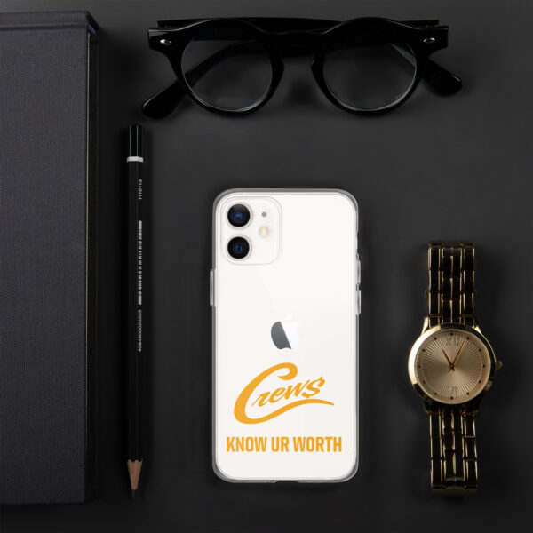 The Crews Brand - Gold Logo - Clear Case for iPhone - Image 11