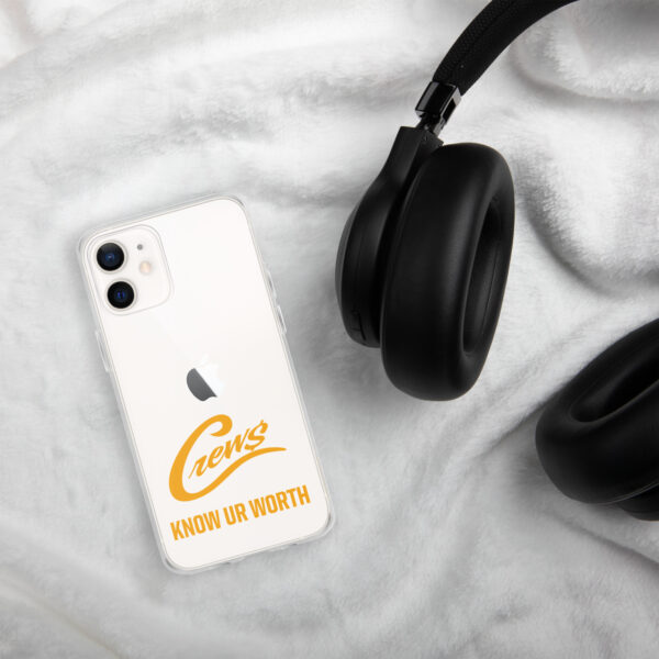 The Crews Brand - Gold Logo - Clear Case for iPhone - Image 12