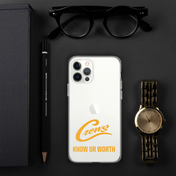 The Crews Brand - Gold Logo - Clear Case for iPhone - Image 17