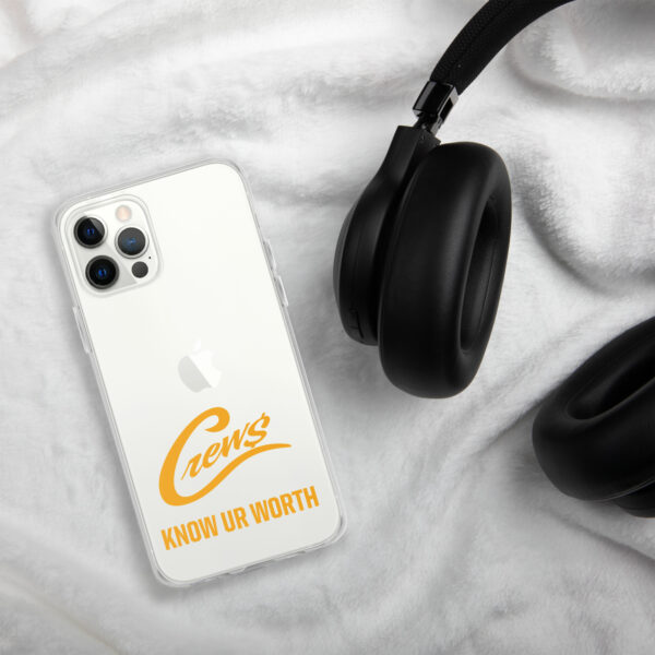 The Crews Brand - Gold Logo - Clear Case for iPhone - Image 18