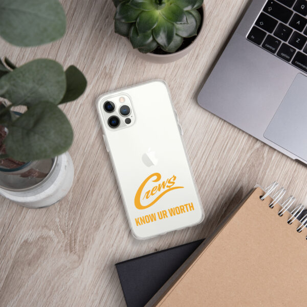 The Crews Brand - Gold Logo - Clear Case for iPhone - Image 19