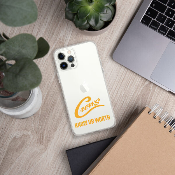 The Crews Brand - Gold Logo - Clear Case for iPhone - Image 16