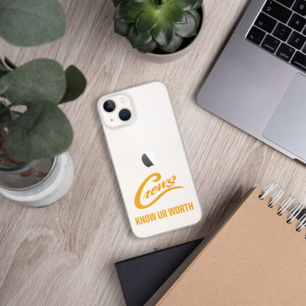 The Crews Brand - Gold Logo - Clear Case for iPhone - Image 34