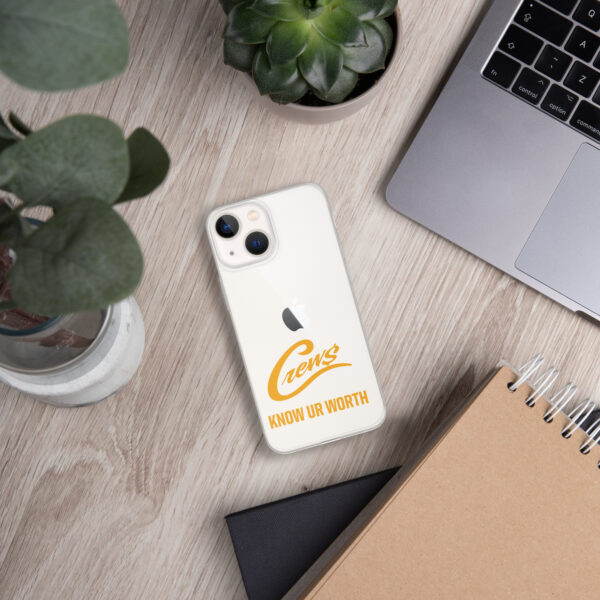 The Crews Brand - Gold Logo - Clear Case for iPhone - Image 25