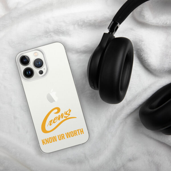The Crews Brand - Gold Logo - Clear Case for iPhone - Image 30