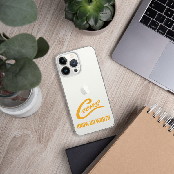The Crews Brand - Gold Logo - Clear Case for iPhone - Image 31