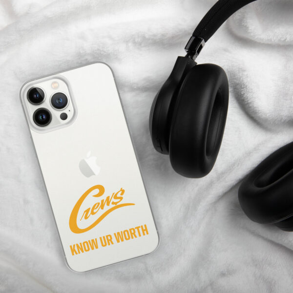 The Crews Brand - Gold Logo - Clear Case for iPhone - Image 27