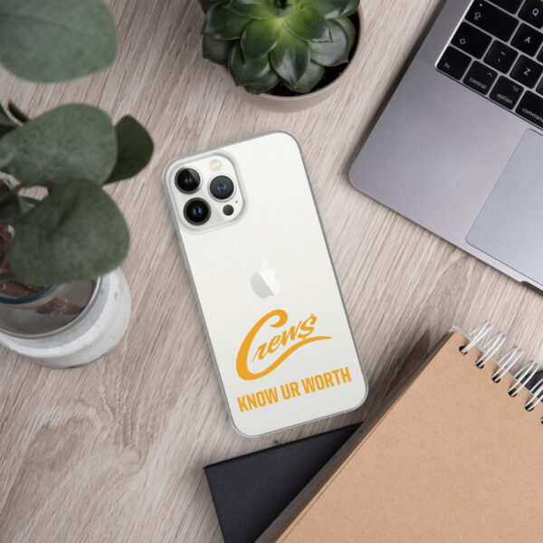 The Crews Brand - Gold Logo - Clear Case for iPhone - Image 28
