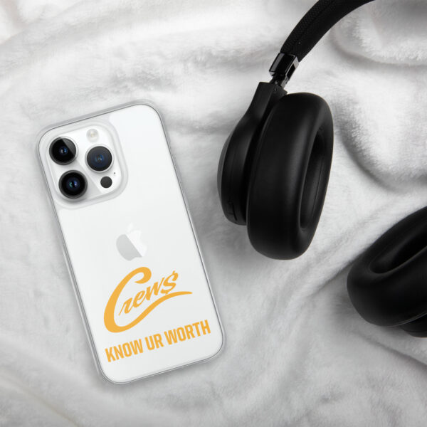 The Crews Brand - Gold Logo - Clear Case for iPhone - Image 42