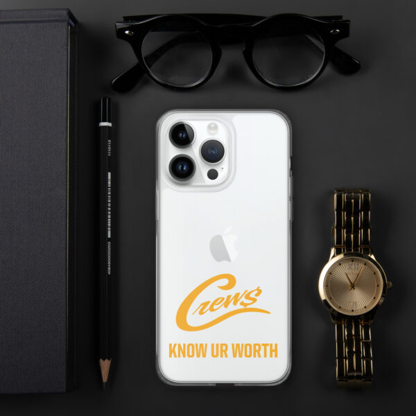 The Crews Brand - Gold Logo - Clear Case for iPhone - Image 38