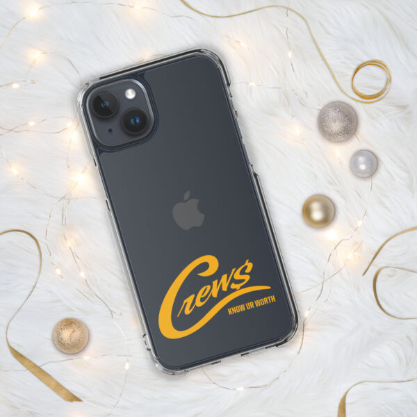 The Crews Brand - Gold Logo - Clear Case for iPhone - Image 17