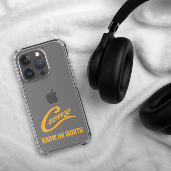 The Crews Brand - Gold Logo - Clear Case for iPhone - Image 54