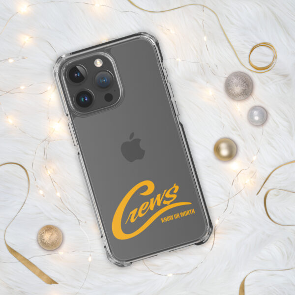 The Crews Brand - Gold Logo - Clear Case for iPhone - Image 18