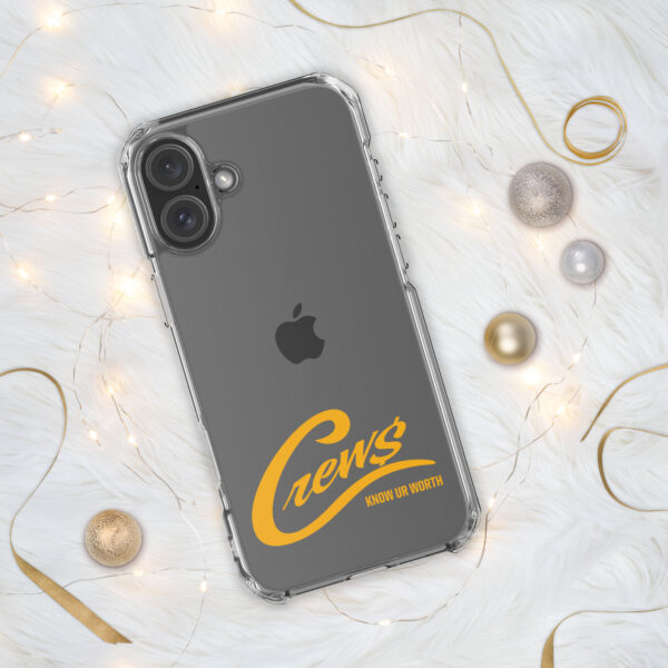 The Crews Brand - Gold Logo - Clear Case for iPhone - Image 21