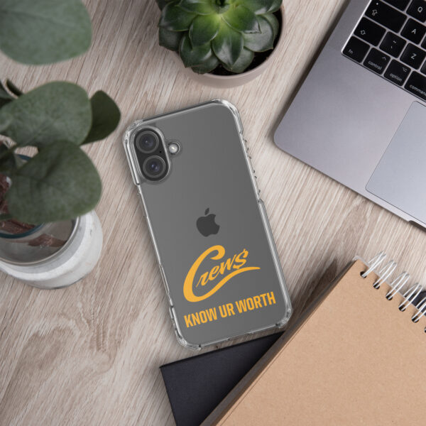 The Crews Brand - Gold Logo - Clear Case for iPhone - Image 61