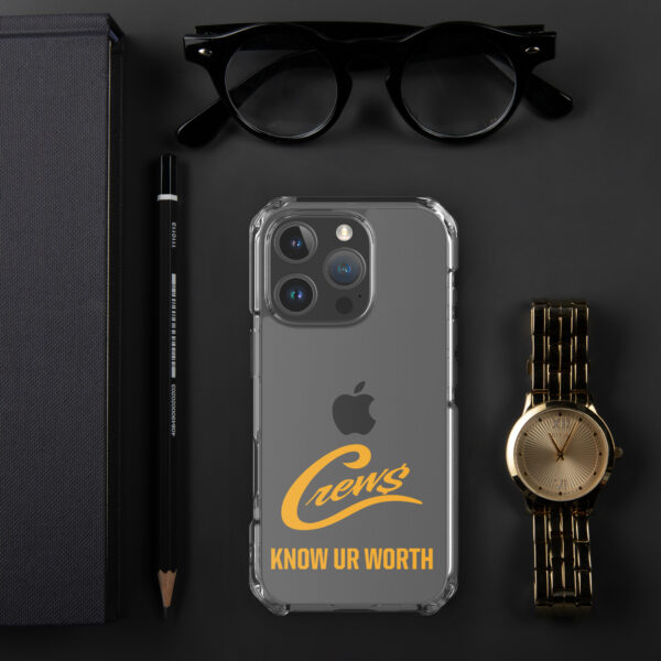 The Crews Brand - Gold Logo - Clear Case for iPhone - Image 64