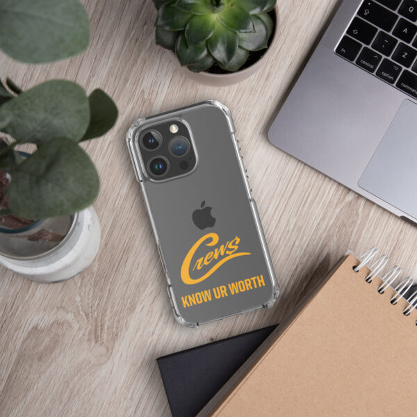The Crews Brand - Gold Logo - Clear Case for iPhone - Image 66